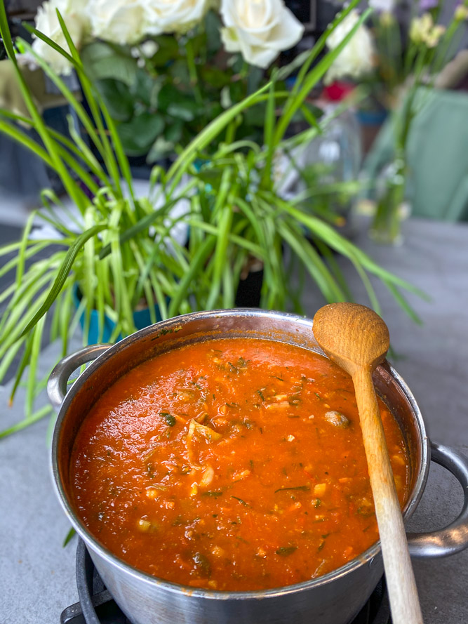Pan verse vegetarische tomatensoep - DR2026 - 057
